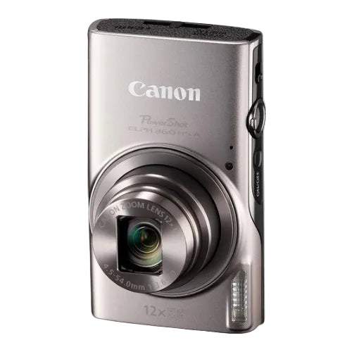 Canon PowerShot digital camera on a white background