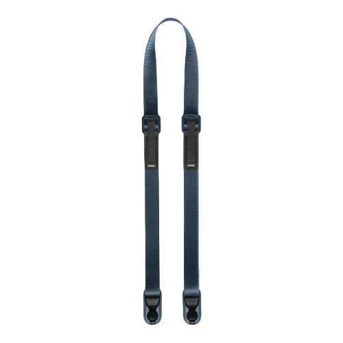 Black suspenders on a white background