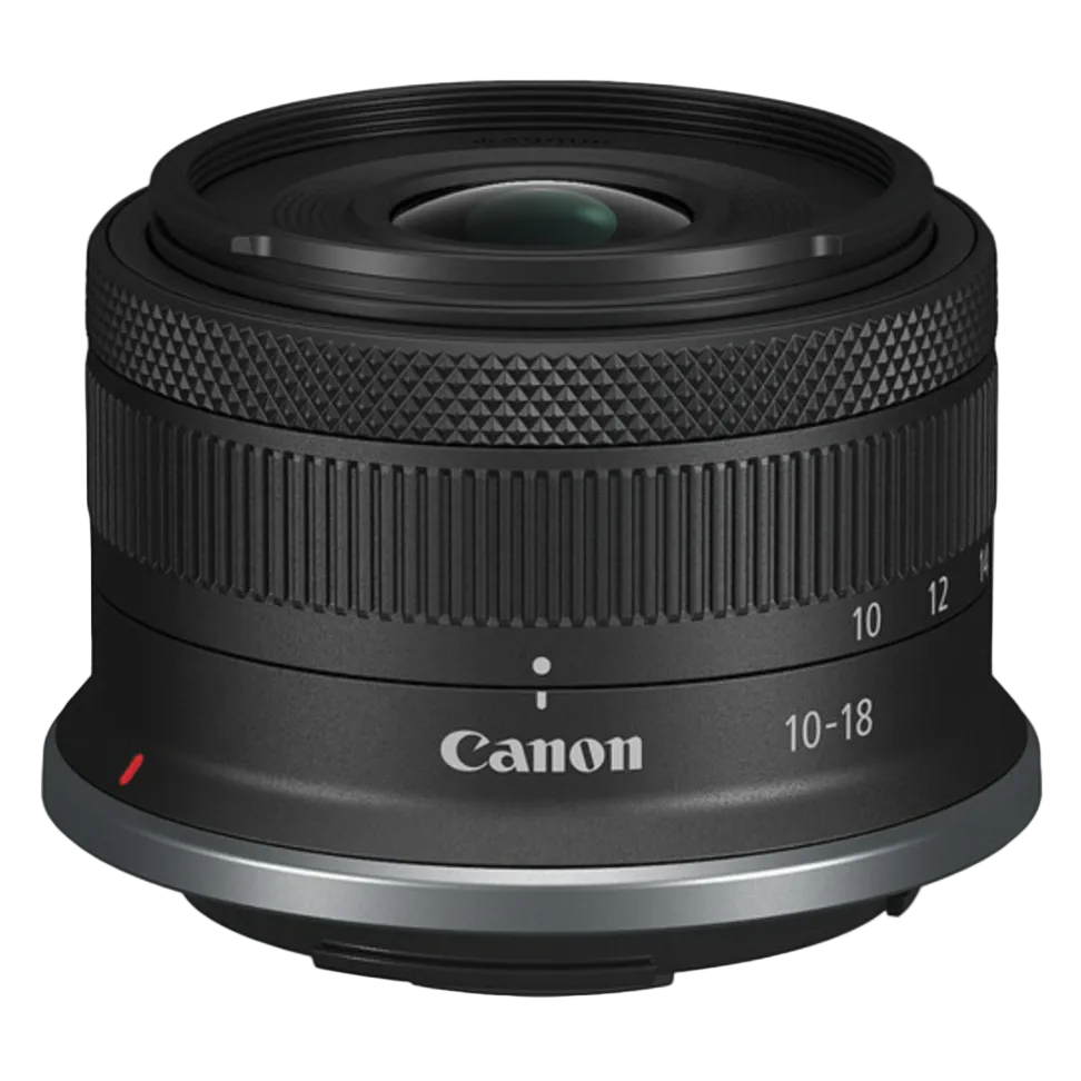 A Canon RF-S 10-18mm f/4.5-6.