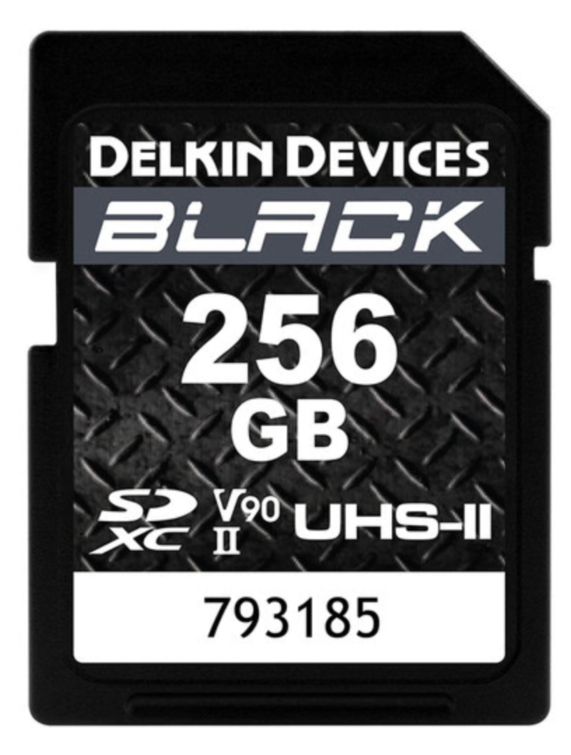 Delkin Devices 256GB BLACK UHS-II SDXC Memory Card