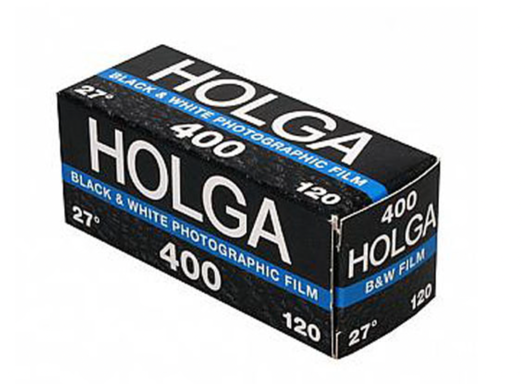 Holga 400 Black and White Negative Film (120 Roll Film)