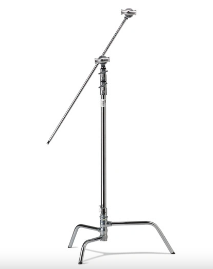 Kupo 40" Riser C-Stand Turtle Base Kit (Silver, 9.7')