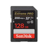 SanDisk 128GB Extreme PRO SDHC And SDXC UHS-I Memory Card