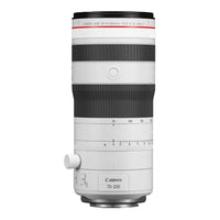 Canon camera lens on a white background