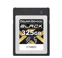 Delkin 325GB BLACK CFeB Card + Reader (Bundle)