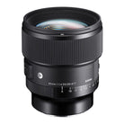 Sigma camera lens on a white background