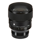 Sigma camera lens on a white background
