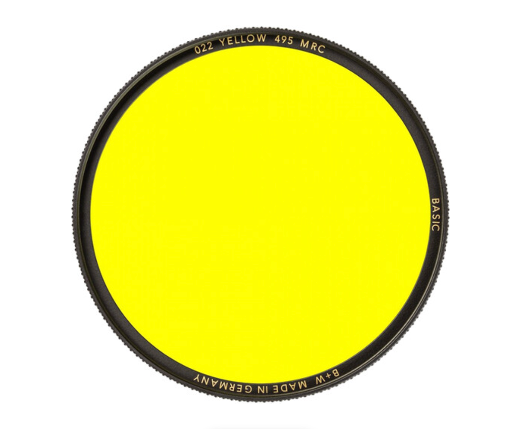 B+W MRC Basic Yellow Filter 022M