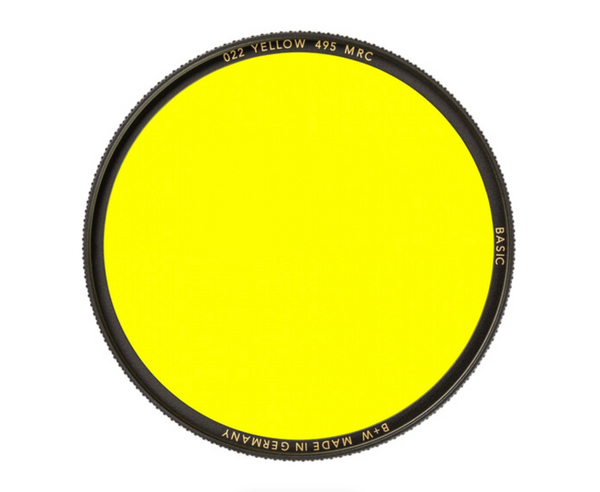 B+W MRC Basic Yellow Filter 022M