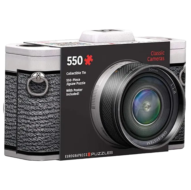 EuroGraphics Puzzle in a Tin Shaped Classic Camera, 550 Pieces