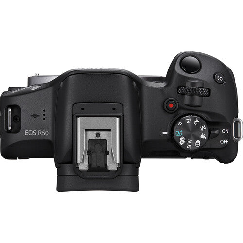 Canon EOS R50（ブラック） Canon EOS R50 Mirrorless Camera with 18-45mm Lens (Black
