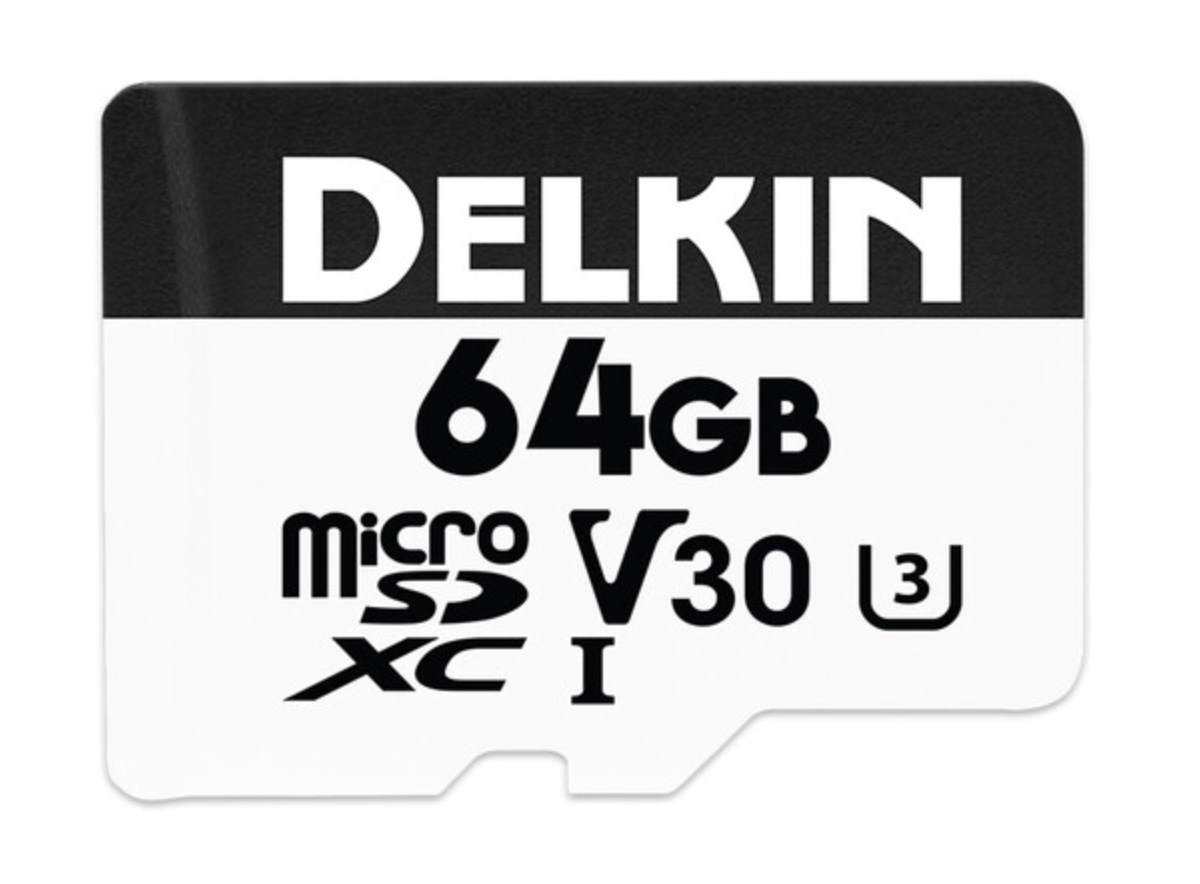 Delkin Devices 64GB Hyperspeed UHS-I SDXC Memory Card with SD Adapter