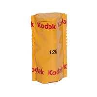 Kodak 120 film roll packaging on a white background