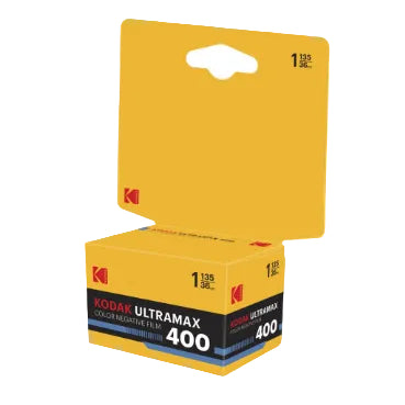 Eastman Kodak UltraMax 400 ISO, Color 35mm Film, 36 exp -Hang Tab Packaging