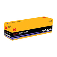 Kodak Ektacolor Pro 400 film box on a white background