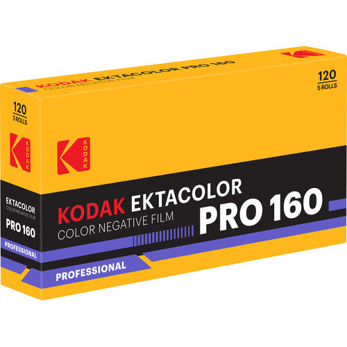 Kodak Ektacolor Pro 160 Color Negative Film (120 -Single Roll)