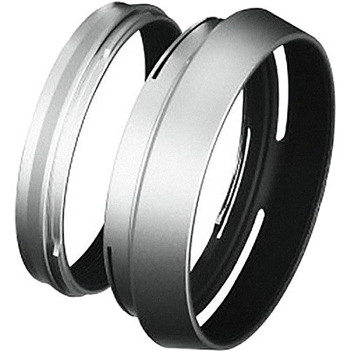 Fujifilm X100 Lens Hood LH-X100 with Adapter Ring (Silver)