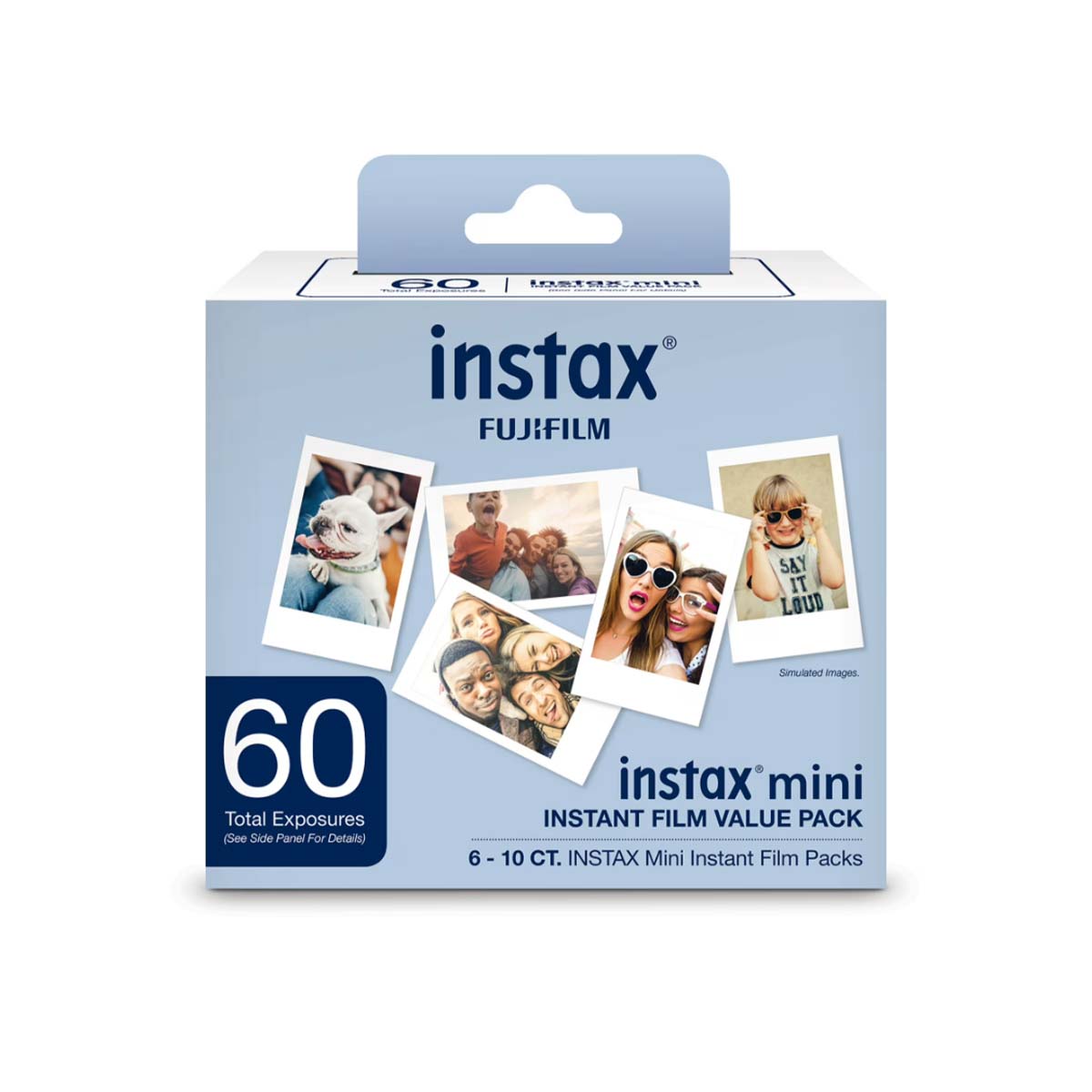 Fujifilm Instax Mini Instant Film, 60 Exposures