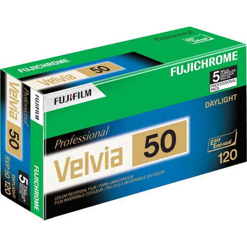 FujiFilm Fujichrome Velvia 50 120 -Single Roll