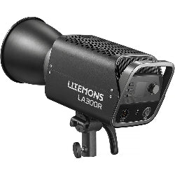 Black Liitemons LA300Bi light on a white background