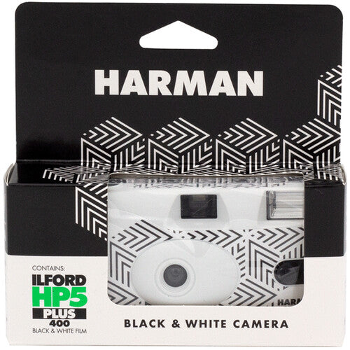 Ilford HP5 Plus B&W Single-Use Film Camera (35mm Roll Film, 27 Exposures)