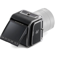 Hasselblad camera with a detachable screen on a white background