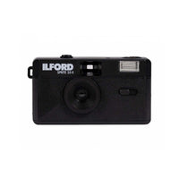 A retro-style Ilford Sprite 35mm film camera, featuring the Ilford brand name and 'SPRITE 35-II' printed on the front.