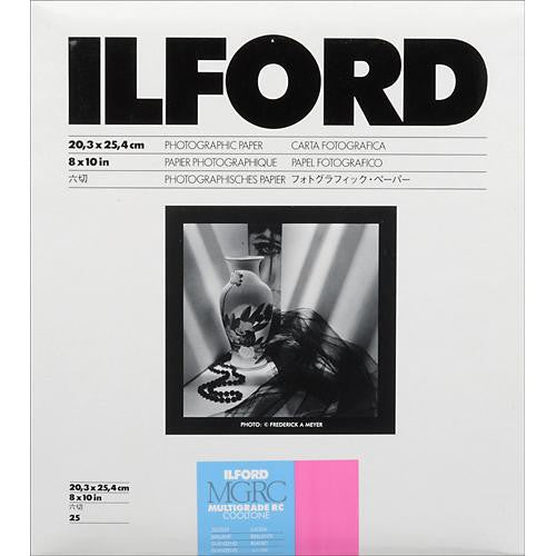 Ilford Multigrade Cooltone (RC) Black & White Paper (8 x 10', Pearl, 25 Sheets)