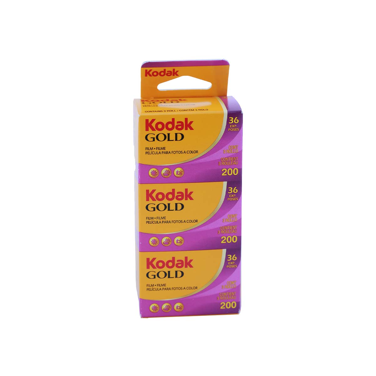 Kodak Gold 200 ISO, Color 35mm Film, 36 exp (3-Pack)
