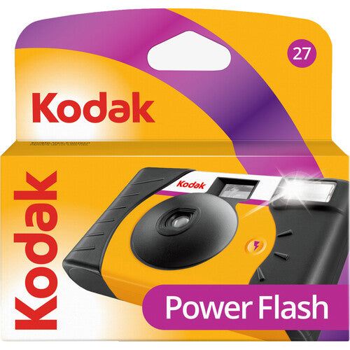 Kodak Power Flash packaging with a purple and yellow design.