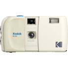 Kodak EC35 instant film camera in cream with blue accents, shown from the back against a white background.