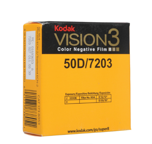 Kodak VISION3 50D Super 8mm Color Negative Film (50 ft.  #5203/720)3