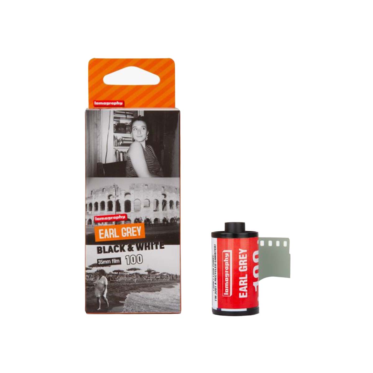 Lomography Earl Gray 100 ISO, B&W 35mm Film, 36 exp (Single Roll)