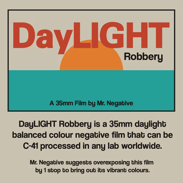 Mr. Negative DayLIGHT Robbery 400 35mm 36 exp