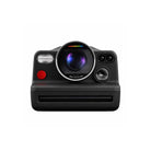Polaroid I-2 instant camera in matte black with a 98mm lens, LiDAR sensor, and iconic red shutter button.