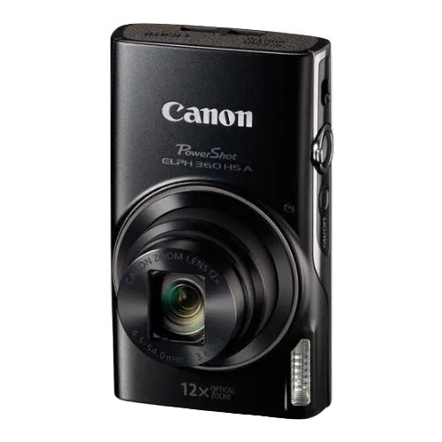 Canon IXY digital camera on a white background