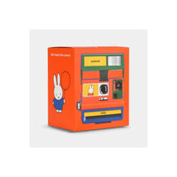 Retrospekt Miffy Polaroid 600 instant camera in a bright orange box featuring Miffy the bunny and colorful branding.