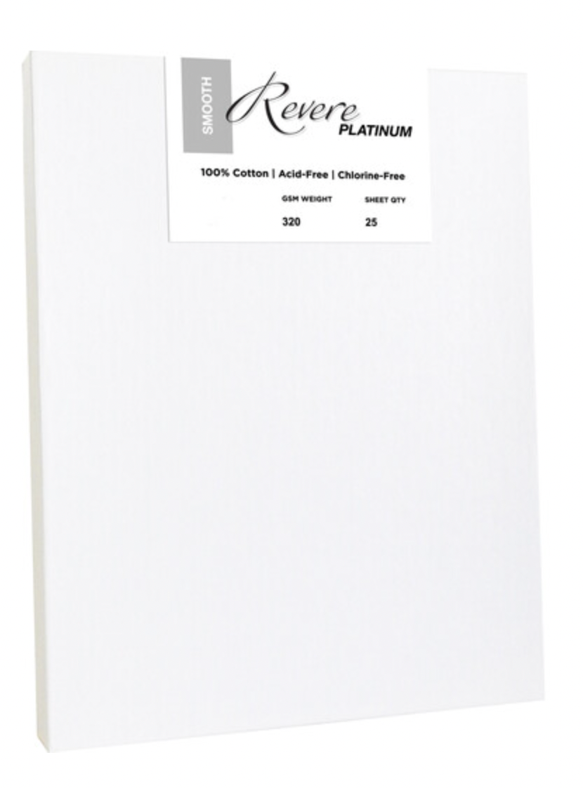 Revere 320 gsm Platinum Paper (8 x 10", 25 Sheets)