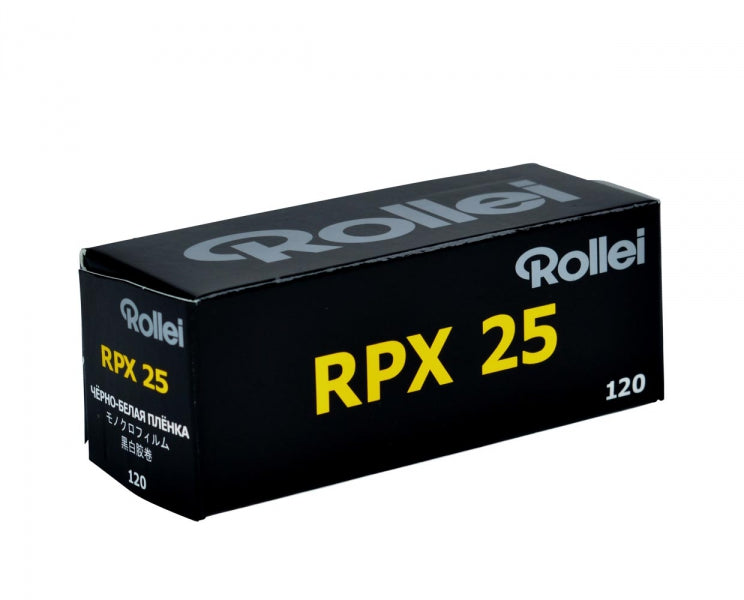 Rollei RPX 25 ISO 120 Size