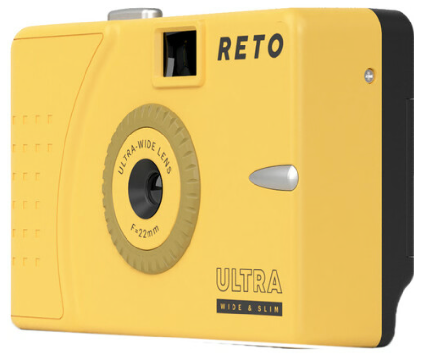 Reto Project Ultra-Wide & Slim 35mm Film Camera (Yellow)