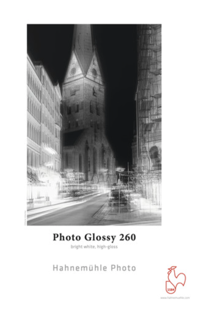 Hahnemuhle Photo Glossy 260 Paper (24" x 100' Roll)