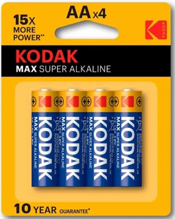 Kodak Alkmax AA 4 pack