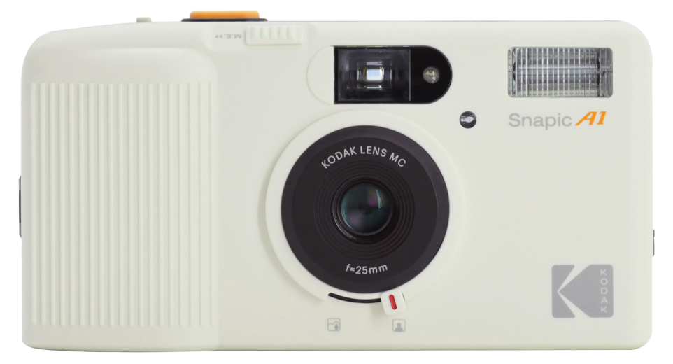 Kodak Snapic A1 35mm Film Camera  (Ivory White)