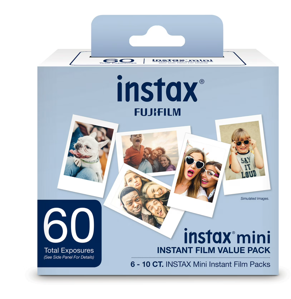 Fujifilm Instax Mini Instant Film, 60 Exposures