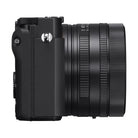 Sony RX1R III compact camera in black with a fixed ZEISS 35mm f/2 lens and textured grip side profile.