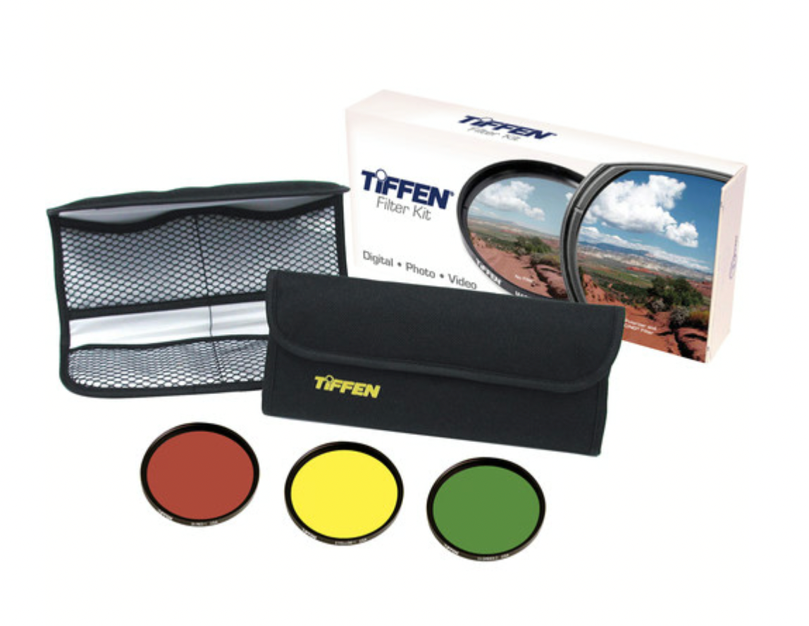 Tiffen Black & White Three Filter Kit
