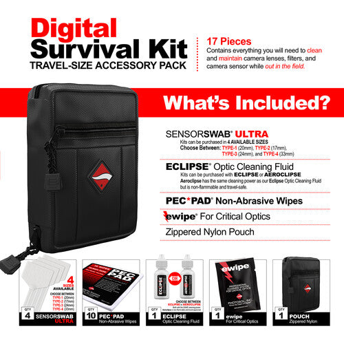 Photographic Solutions (Type 3) ULTRA Swab Digital Survivor Kit