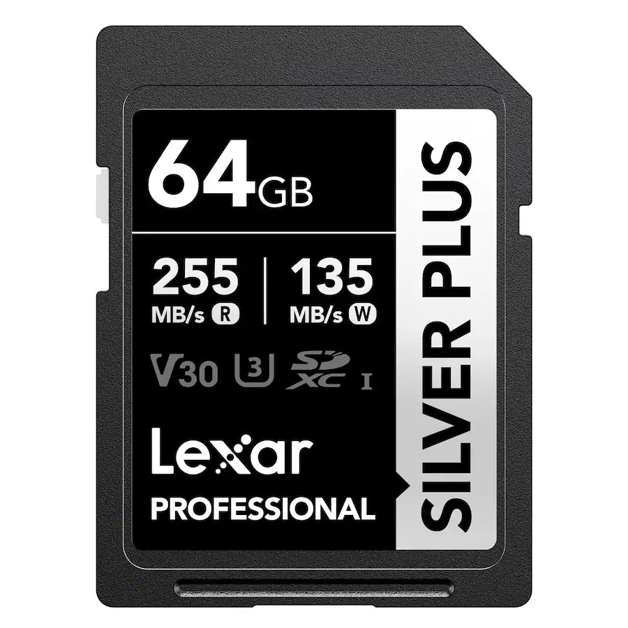 Lexar - Professional SILVER PLUS SDXC UHS-I, V30 64 GB