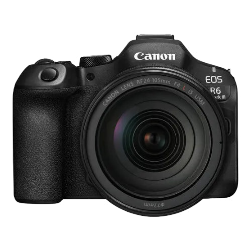 Canon EOS R6 Mark III camera on a white background