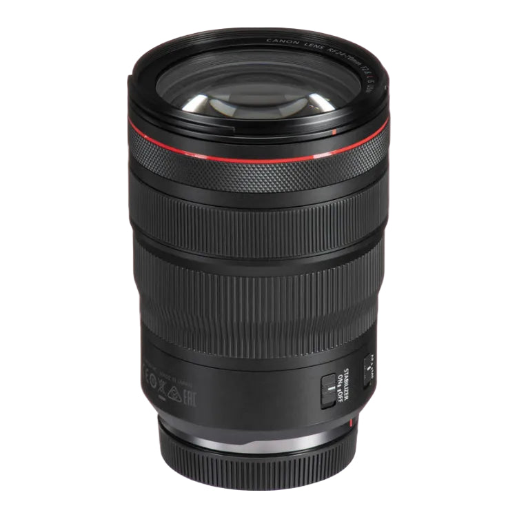Canon EF 200mm f/2.8L II USM DXN lens in black with the signature red ring accent, shown on a solid white background.